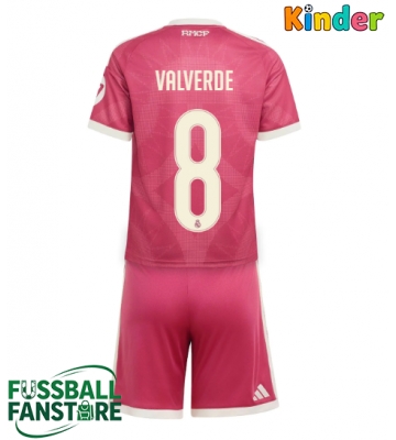 Real Madrid Federico Valverde #8 Replik 3rd trikot Kinder 2026-27 Kurzarm (+ Kurze Hosen)
